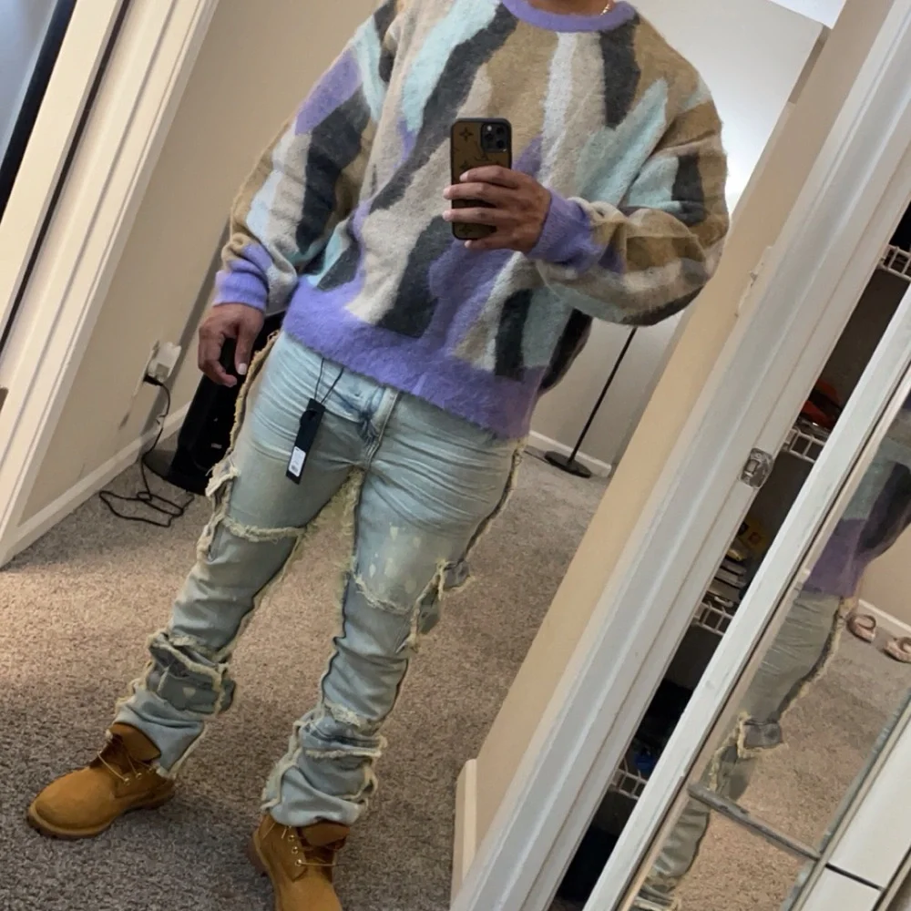 Colorful Abstract Sweater - Picture 4 of 4